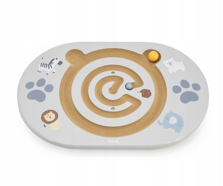 Viga PolarB Balansujący labirynt Miś Kulki Gra Pastelowy Deska Równowaga