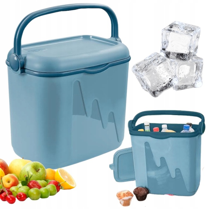 Lodówka Turystyczna Przenośna 33L Curver na Wkłady Niebieska Pojemna Duża