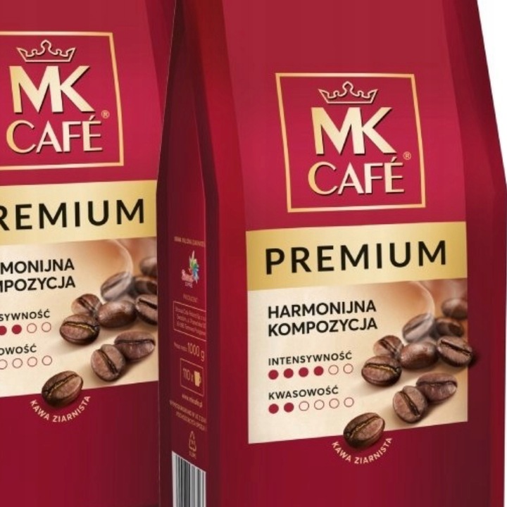 Kawa ziarnista mieszana MK Cafe Premium 1000 g Kawa Mk Café Czerwona 1 Kg