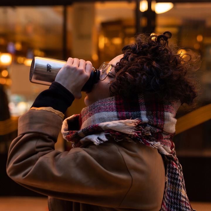 Kubek termiczny Esbit Majoris Stainless Steel Thermo Mug With Flip 450ml