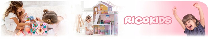 XXL DUŻY DREWNIANY RÓŻOWY DOMEK DLA LALEK MEBLE WINDA AKCESORIA LED