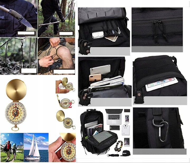 MEGA WOJSKOWY ZESTAW SURVIVALOWY TORBA APTECZKA XL