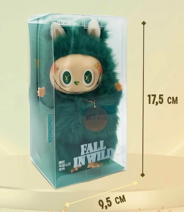 MASKOTKA BUBU ZIMOMO MONSTERS PLUSZAK BRELOK ZAWIESZKA 17 CM PREZENT