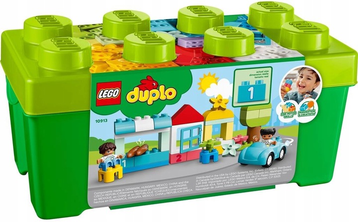 KLOCKI LEGO DUPLO 10913 PUDEŁKO Z KLOCKAMI KREATYWNA ZABAWA PREZENT + TORBA