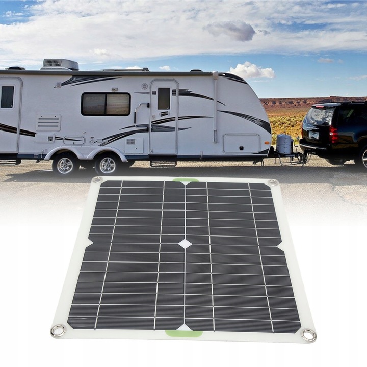 PANEL SOLARNY BATERIA SŁONECZNY ŁADOWARKA 200W 12V AUTO