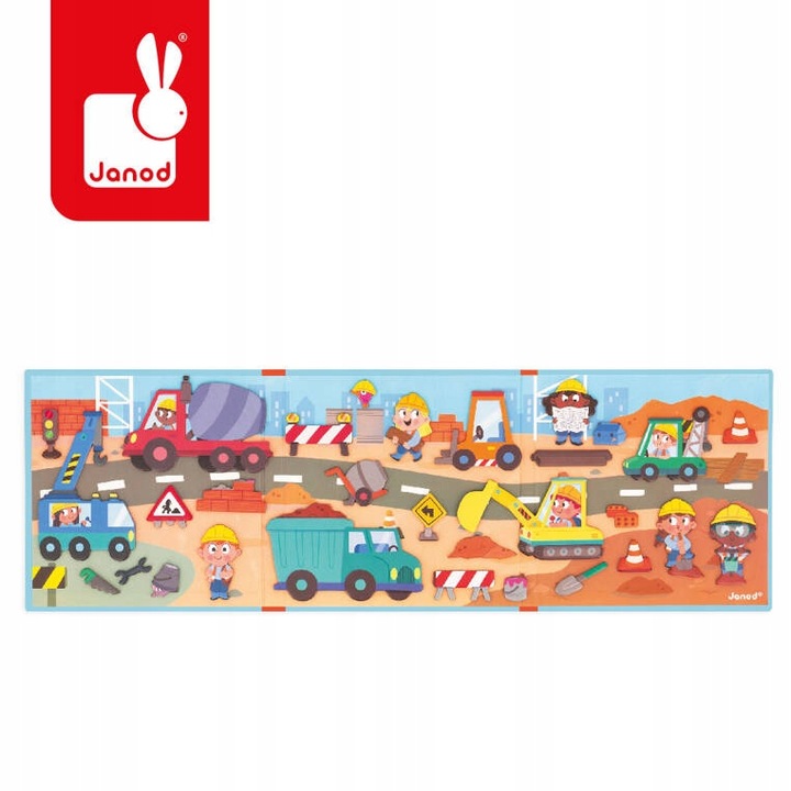 JANOD, Magnetyczna układanka Strażacy Magneti'stories 3+