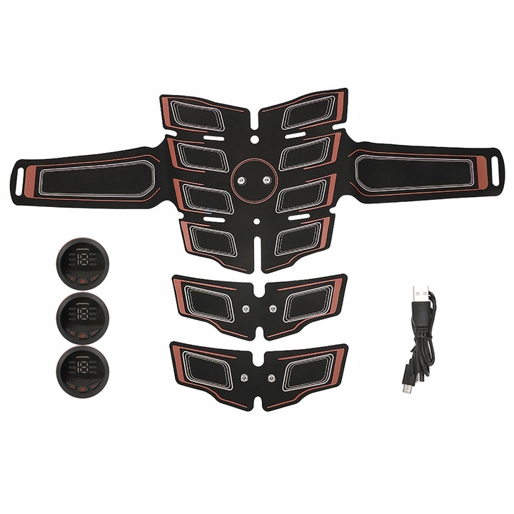 ELEKTROSTYMULATOR STYMULATOR MIĘŚNI BRZUCHA EMS