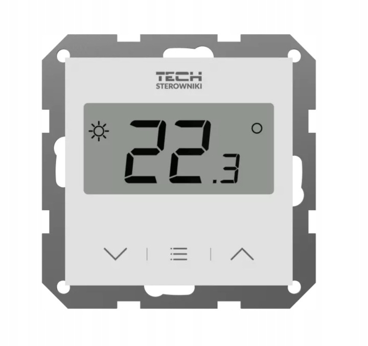 STEROWNIK REGULATOR TEMPERATURY TERMOSTAT POKOJOWY F-2Z V1 PRZEWODOWY TECH