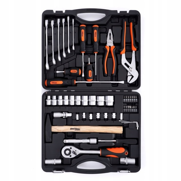 ZESTAW NARZĘDZI KLUCZY BITÓW CR-V WALIZKA 56 EL