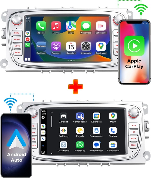 RADIO NAWIGACJA ANDROID FORD KUGA S-MAX GALAXY MONDEO FOCUS C-MAX BLUETOOTH
