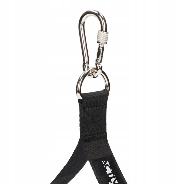 UCHWYT DO WYCIĄGU ATLASU GÓRNEGO DOLNEGO Z KARABIŃCZYKIEM ZESTAW 2SZT PRO