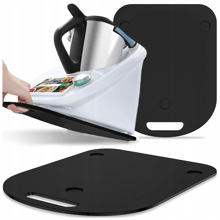 DESKA PODSTAWKA PODKŁADKA POD THERMOMIX TERMOMIX TERMOMIKS TM5 TM6 CZARNA