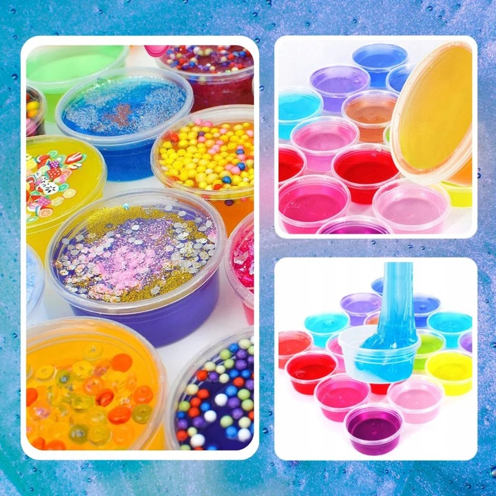 ZESTAW DO ROBIENIA SLIME FABRYKA LABORATORIUM XXL SLIME BOX GLUT JUMBO