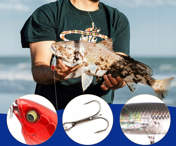 KALENDARZ ADWENTOWY Z PRZYNĘTĄ WĘDKARSKĄ WOBBLERY DO ZESTAWU WĘDKARSKIEGO