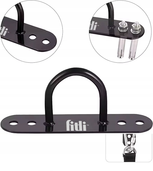 UCHWYT SUFITOWY ŚCIENNY Mocowanie do Huśtawki Pasów Liny Worka HAK NA SUFIT