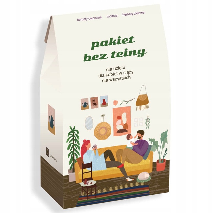 Zestaw herbat bez teiny dla kobiet w ciąży dzieci - 14 różnych smaków gift