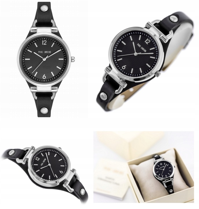 ZEGAREK DAMSKI PAUL LORENS PL3652 pasek skórzany + BOX + GRAWER