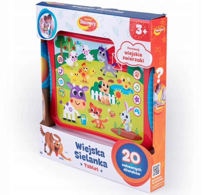 Dumel TABLET WIEJSKA SIELANKA QUIZ ZWIERZĘTA PL 3+