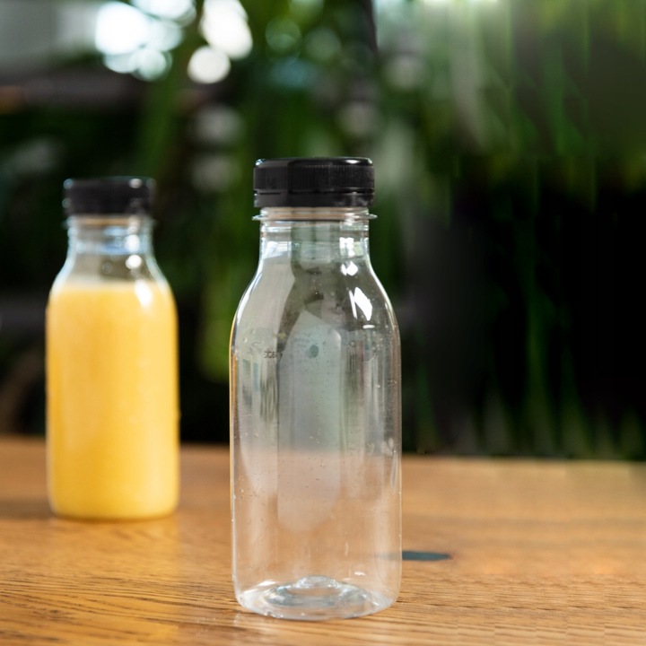 Butelka PET kwadratowa z nakrętką 500 ml x50 sztuk