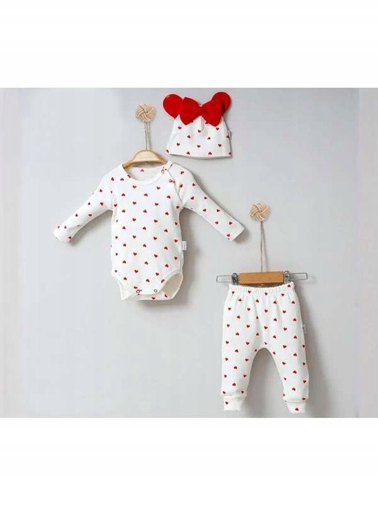 komplet niemowlęcy bawełna dres niemowlęcy