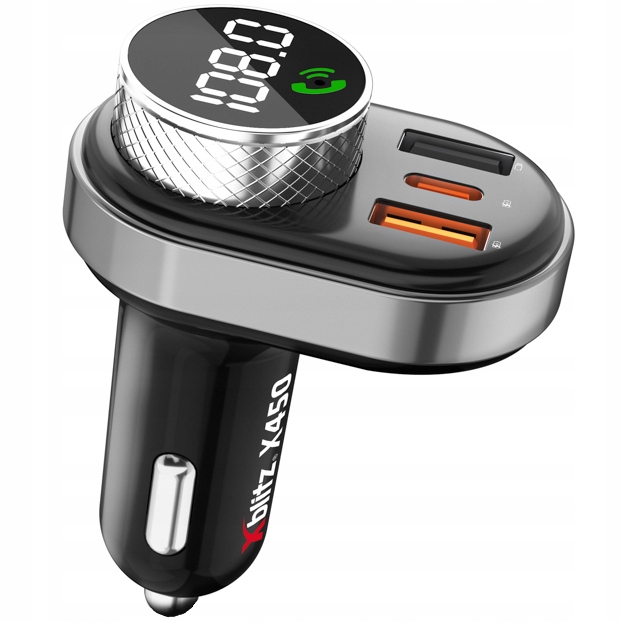 Zestaw głośnomówiący Xblitz X450 + Transmiter FM Bluetooth USB