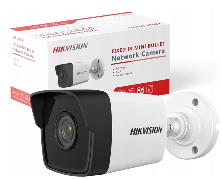 ZEWNĘTRZNA KAMERA 4Mpx HIKVISION IP PoE IR30 H.265