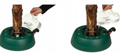 Stojak pod choinkę STABILNY PODSTAWA POD DRZEWKO ZIELONA DO 2,5 METRÓW