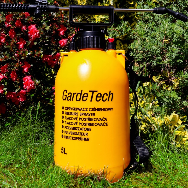 OPRYSKIWACZ CIŚNIENIOWY RĘCZNY 5L GARDETECH SPRYSKIWACZ MOCNY