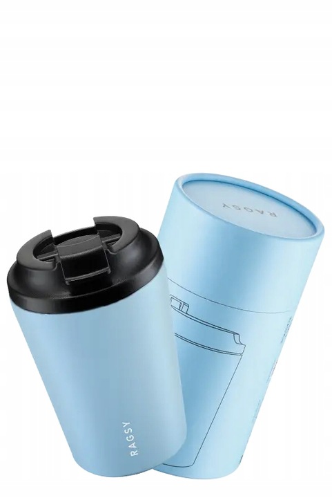 Kubek Termiczny ze stali nierdzewnej BPA FREE Simply Cup 340 ml - Sky