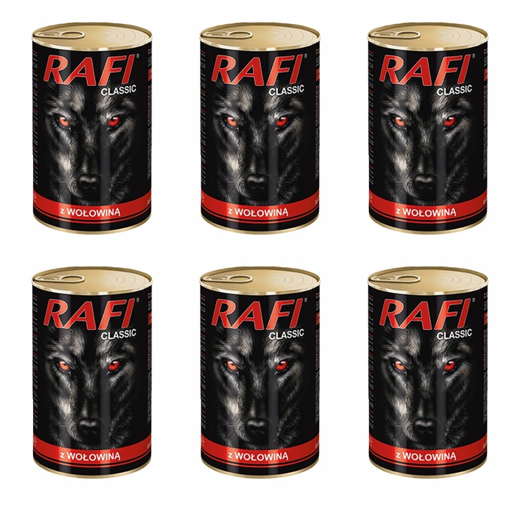 Rafi karma mokra Wołowina 6x 1240g