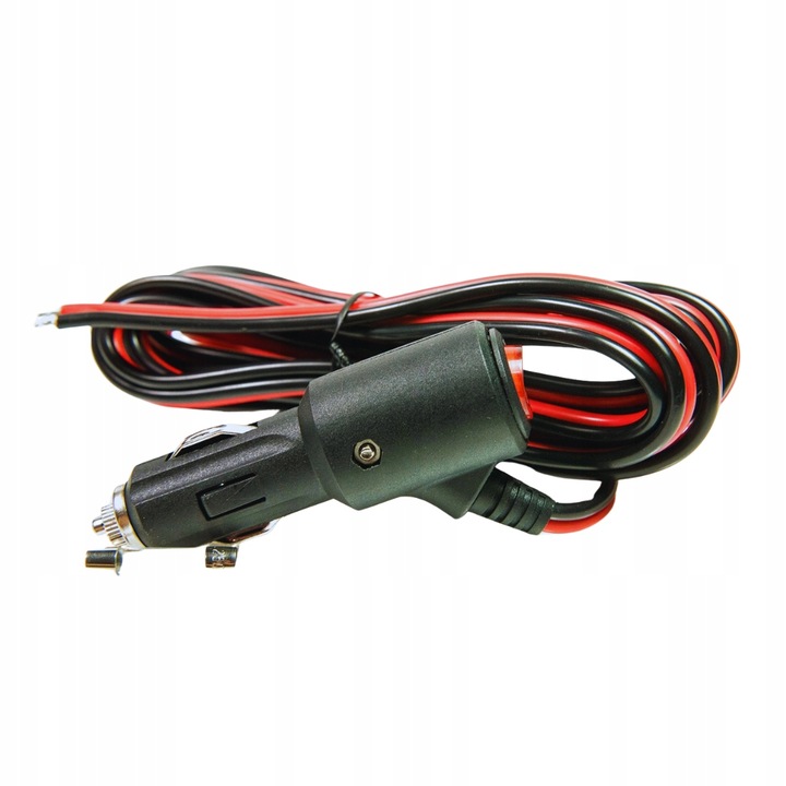 Przewód gniazda zapalniczki wtyk wtyczka kabel 3m 15A z przełącznikiem