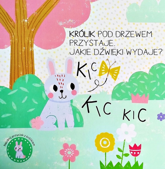 KSIĄŻKA KSIĄŻECZKA SENSORYCZNA BZZZ BZZZ W OGRODZIE Z DŹWIĘKIEM