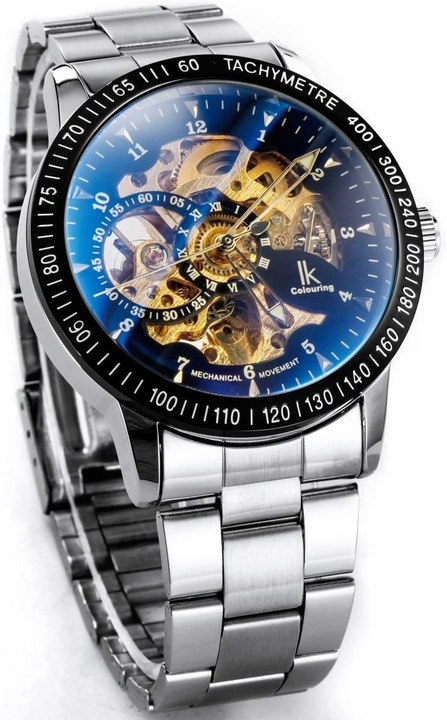 ZEGAREK AUTOMATYCZNY SZKIELET-OTWARTY MECHANIZM