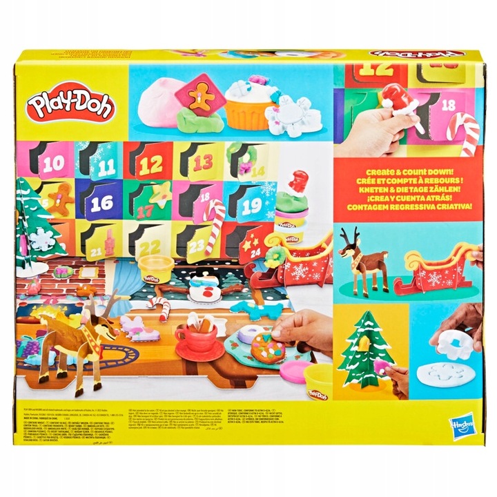Play-Doh Ciastolina Kalendarz Adwentowy Świąteczny akcesoria Hasbro G0501