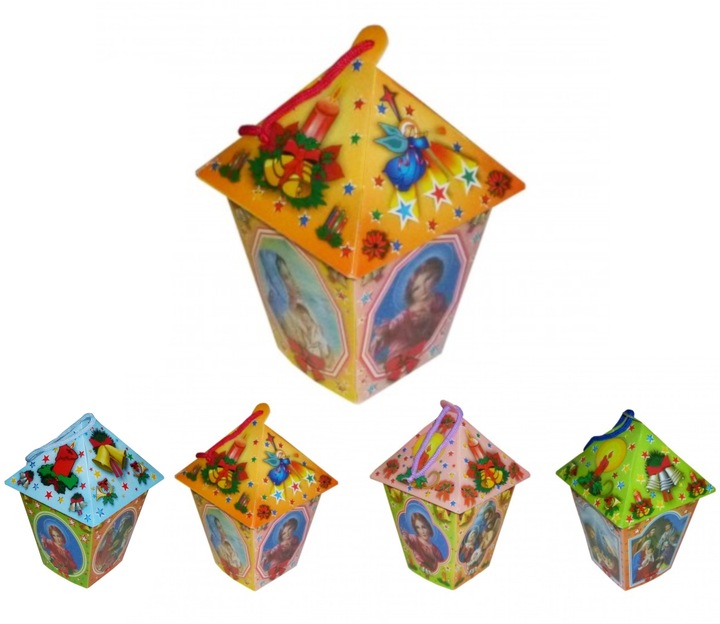 LAMPION RORATNI NA RORATY ADWENTOWY LED pomarańcz