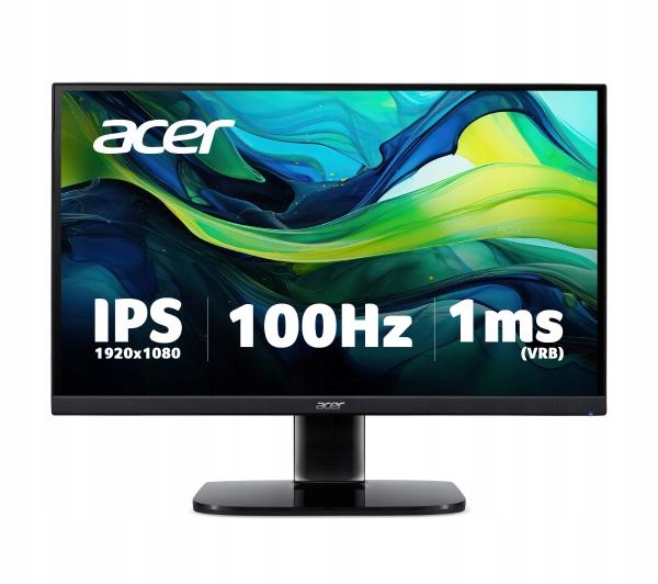 Monitor 24 cale Acer KA242YEbi FHD IPS 100Hz 1ms VRB HDMI VGA