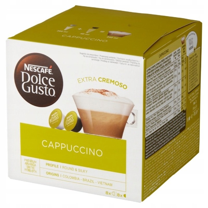 Kapsułki Nescafe Dolce Gusto Cappuccino 16szt