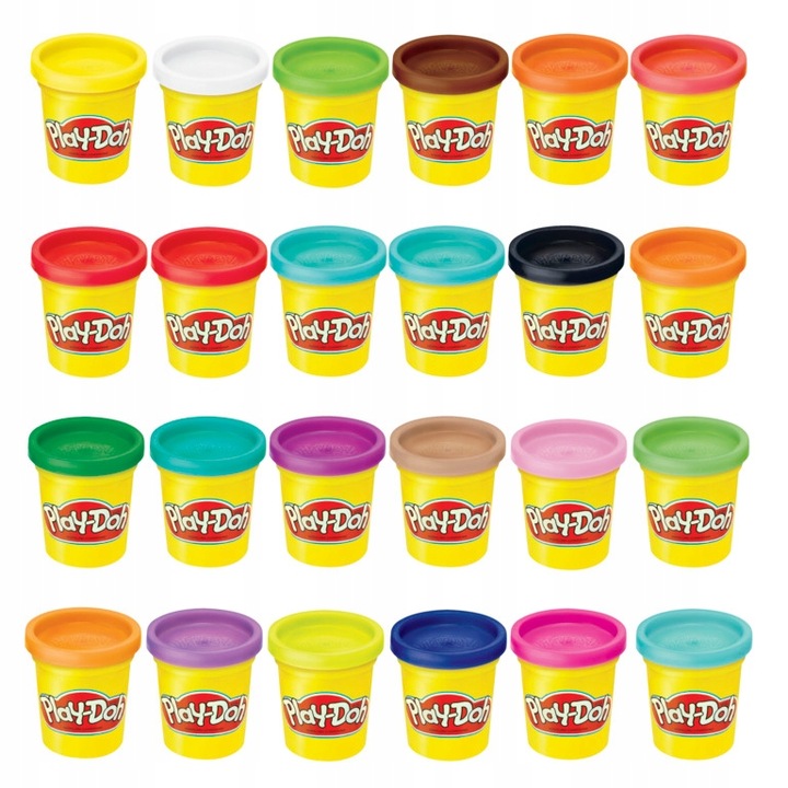 Play-Doh Ciastolina duży zestaw 24 tuby Hasbro 20383