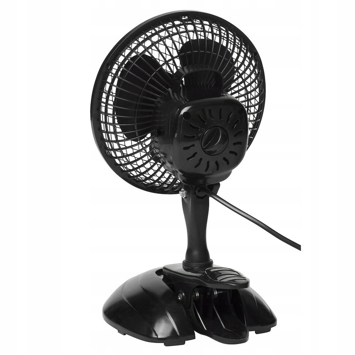 WENTYLATOR WIATRAK BIURKOWY KLIPS STOJAK REGULACJA 2 TRYBY 25W CICHY ZESTAW