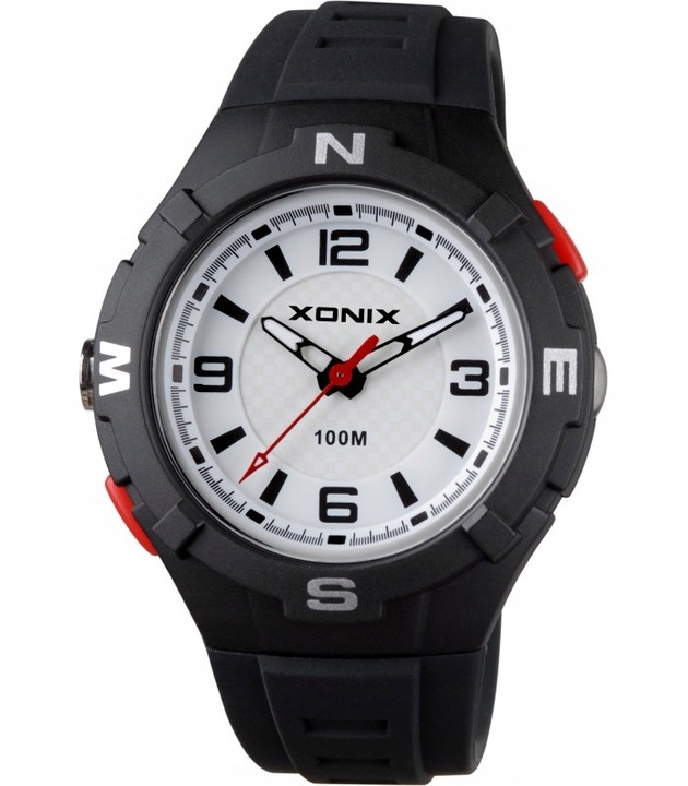 KOMUNIA chłopięcy ZEGAREK XONIX CAL podświetlenie nauka godzin LATARKA