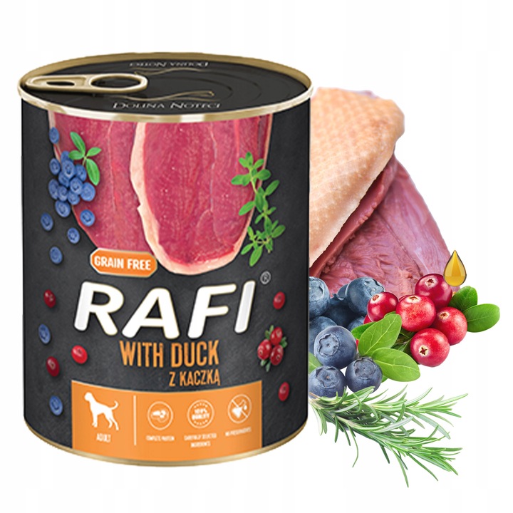 Puszka dla PSA Dolina Noteci RAFI PREMIUM 12x800g 6 SMAKÓW X 2