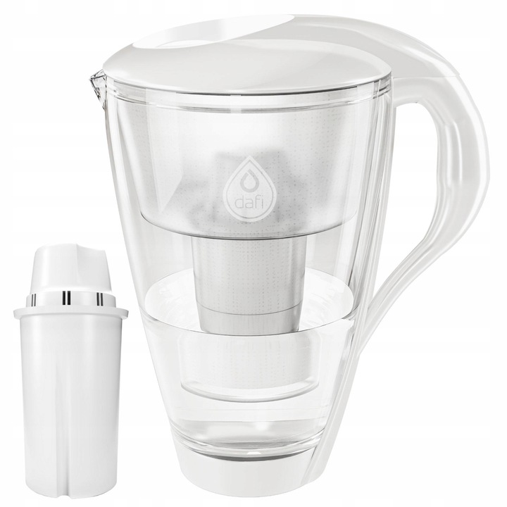 Dzbanek filtrujący szklany Dafi Crystal LED 2l + 1x Filtr Dafi Classic