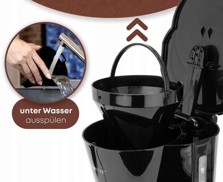 EKSPRES DO KAWY PRZELEWOWY KAWIARKA ZAPARZACZ 900W 1,5L 14 FILIŻANEK