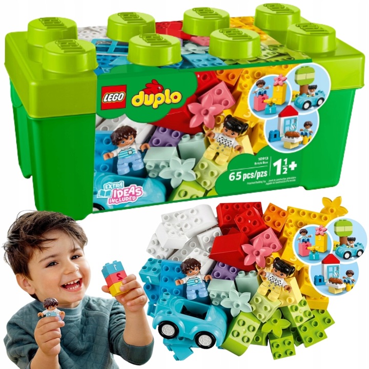 KLOCKI LEGO DUPLO DUŻE PUDEŁKO Z KLOCKAMI XXL PREZENT DLA 2,3,4 LATKA