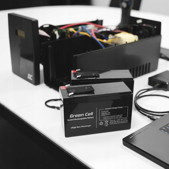 Akumulator AGM 12V 7,2Ah do UPS Centrali Alarmu BEZOBSŁUGOWY (wymiar 7Ah)