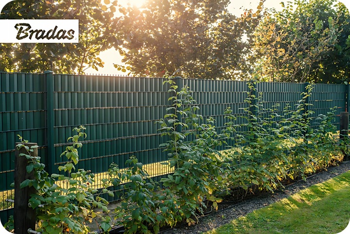 Taśma ogrodzeniowa SZARA 19 cm x 35 m OSŁONA NA OGRODZENIE PANELOWE PŁOT