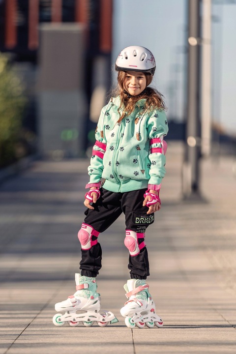 Rolki Łyżwy Wrotki Regulowane 4w1 Croxer Inez 26-29 LED