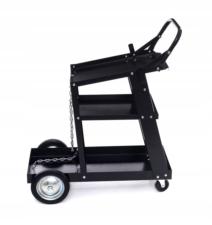 WÓZEK. SPAWALNICZY. DO SPAWAREK z półką na butle METALOWE KÓŁKA POD MIGOMAT