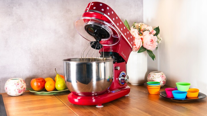 ROBOT PLANETARNY MIKSER KALORIK PODGRZEWANA MISA 5L 1400W-2500W RETRO LED