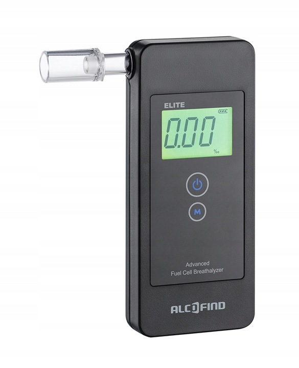 Alkomat AlcoFind Elite + kalibracje + pokrowiec
